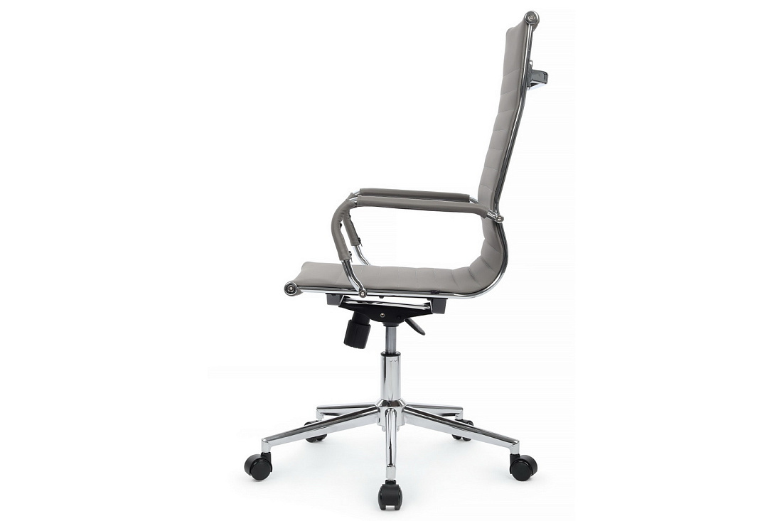Кресло руководителя RV Chair HUGO 6002-1SE Серая экокожа  стоимость