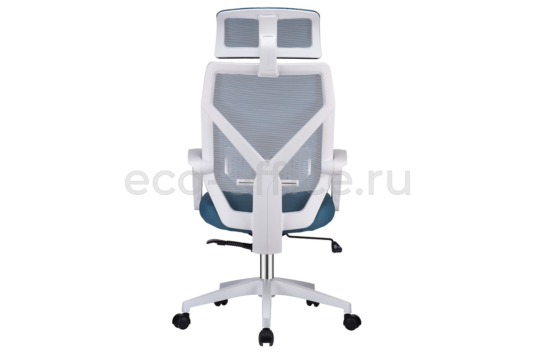Кресло RV Chair OLIVER W-203 AC Белый пластик / Синяя сетка  стоимость