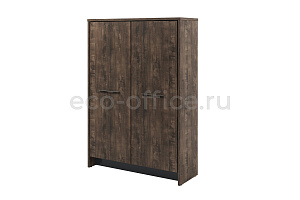 Шкаф двухсекционный ТОРСТОН Т-32-02 Дуб Бунратти / Антрацит фото