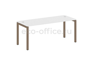 Стол письменный METAL SYSTEM QUATTRO 5x5 50БП.СП-5 Белый / Мокко металл фото