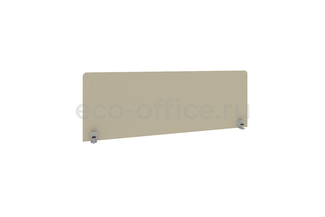 Экран тканевый для стола L1400 METAL SYSTEM STYLE Б.ТЭКР-3 Бежевая сетчатая ткань TW04 купить в Москве