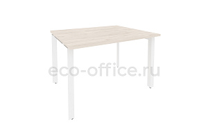 Стол переговорный (1 столешница) ONIX O.MP-PRG-1.2 Денвер Светлый / Белый металл фото