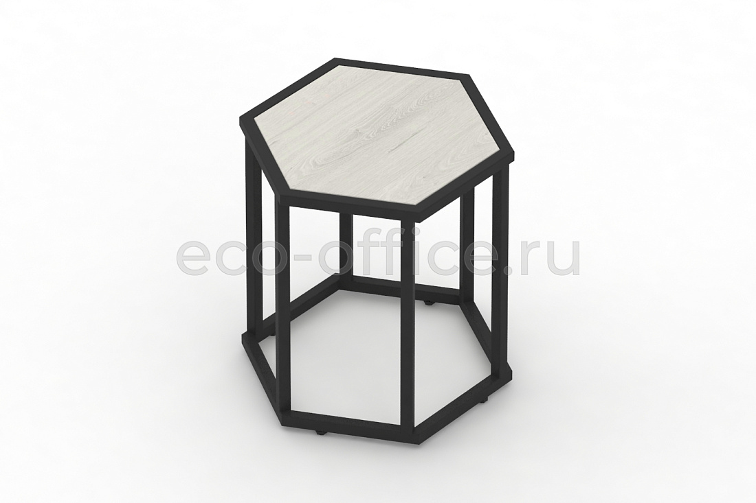 Стол журнальный HEX-450 Дуб Наварра / Чёрный металл  стоимость