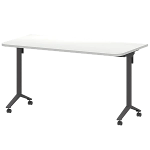 Стол мобильный складной радиусный Protech МБ25-140.70Р Белый/Антрацит фото