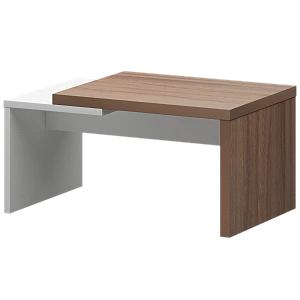 Стол журнальный Protech KZH-09 Темный шимо/Белый фото