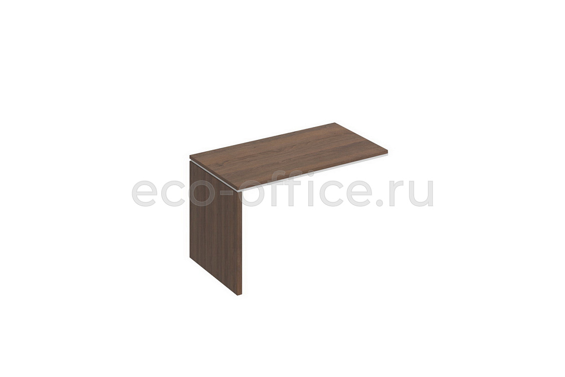 Брифинг-приставка CITY СИ 1411 Дуб Гладстоун темный / Белый Премиум  стоимость