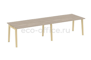 Стол переговорный (2 столешницы) ONIX WOOD OW.PRG-2.4 Дуб Аттик / Дуб Светлый фото