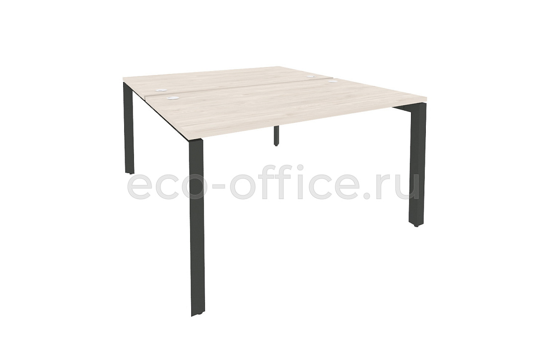 Рабочая станция на П-образном м/к ONIX O.MP-D.RS-2.3.8 Денвер Светлый / Антрацит металл купить в Москве
