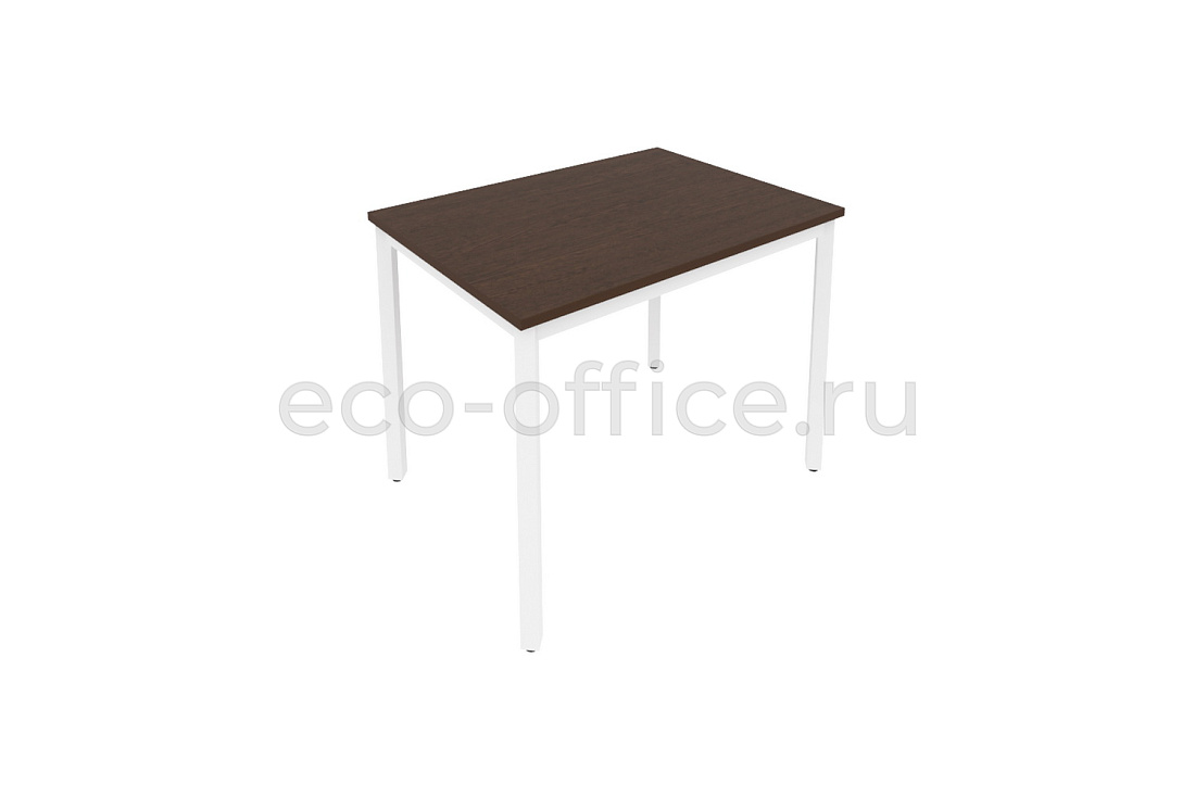 Стол письменный на металлокаркасе SLIM SYSTEM С.СП-3 Венге Цаво / Белый металл купить в Москве