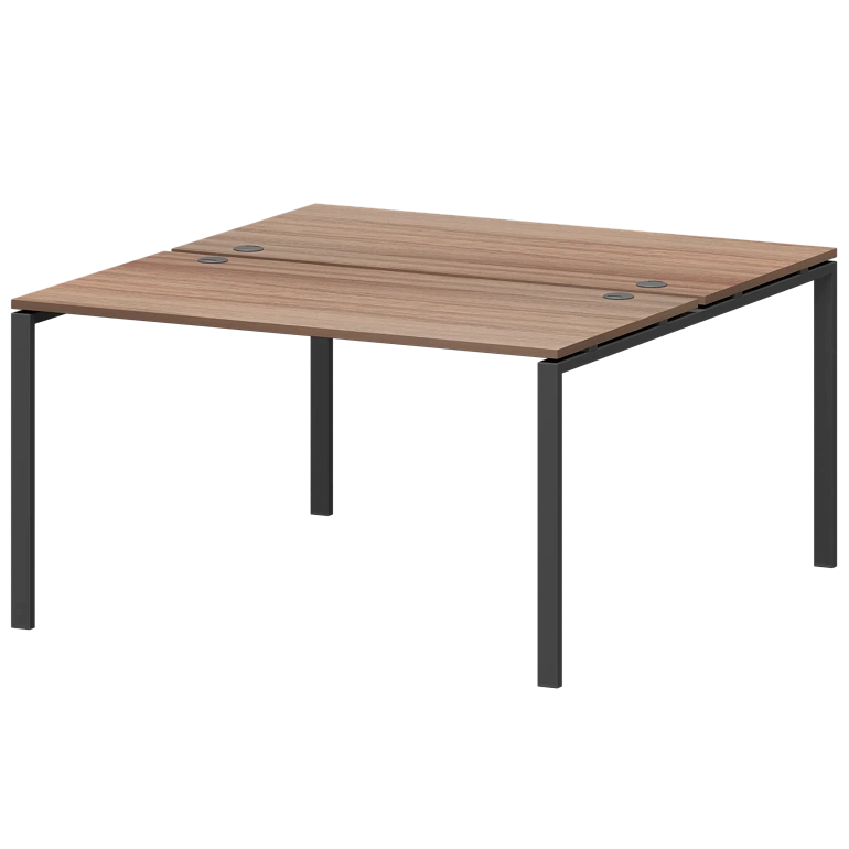 бенч двойной на 2 рабочих места protech амб-003 темный шимо/антрацит фото