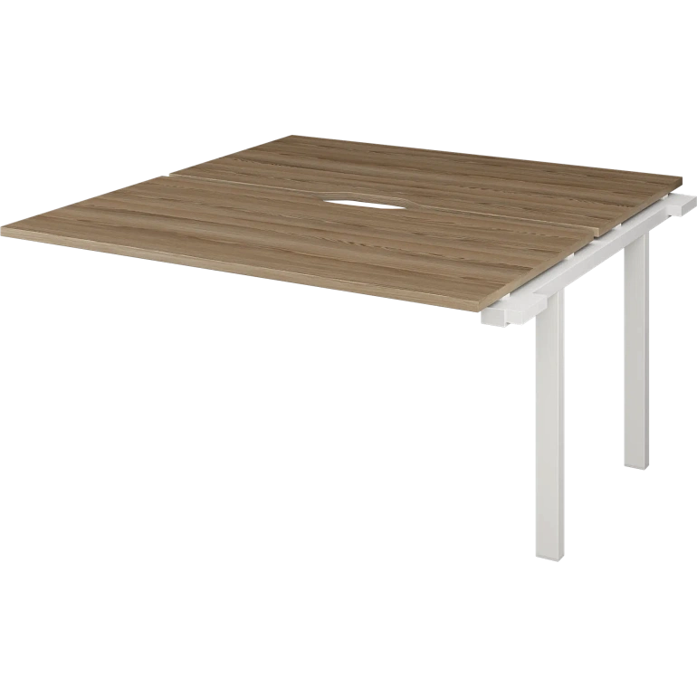 модуль двойной на металлокаркасе protech нтмп.по.б2-140э дуб сафари/белый фото