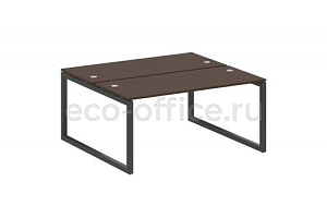 Рабочая станция METAL SYSTEM QUATTRO 5x5 50БО.РАС-СП-2.4 Венге Цаво / Антрацит металл фото