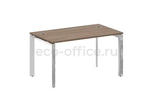 Стол руководителя ONIX DIRECT LUX M-O.MP-SRR-3.8 Дуб Аризона / Нержавеющая сталь фото