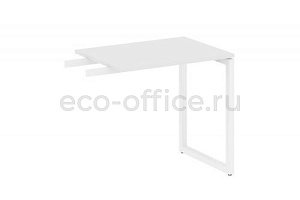 Приставной элемент на О-образном м/к METAL SYSTEM QUATTRO 4x4 40БО.ПР-2 Белый / Белый металл фото