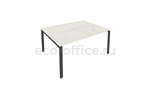Стол переговорный (1 столешница) METAL SYSTEM STYLE БП.ПРГ-1.4 Дуб Наварра / Антрацит металл фото