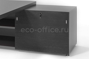 Стол SX/DX на двух опорах TITANO TI9920010C1 collect Черное Дерево фото