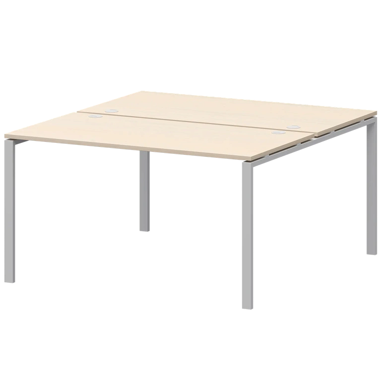 бенч двойной на 2 рабочих места protech амб-003 бук/белый фото