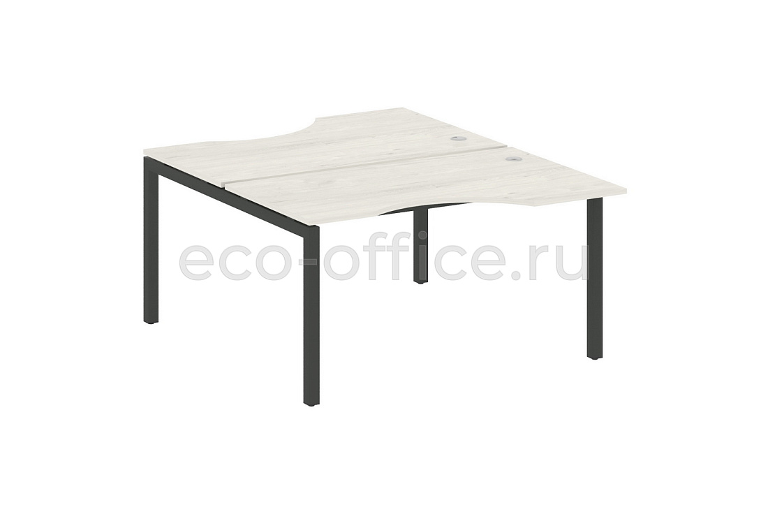 Рабочая станция криволинейная METAL SYSTEM QUATTRO 5x5 50БП.РАС-СА-2.2 Дуб Наварра / Антрацит металл  купить в Москве