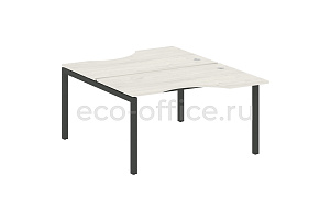 Рабочая станция криволинейная METAL SYSTEM QUATTRO 5x5 50БП.РАС-СА-2.2 Дуб Наварра / Антрацит металл фото