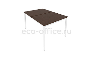 Рабочая станция на металлокаркасе SLIM SYSTEM С.СП-3.3 Венге Цаво / Белый металл фото