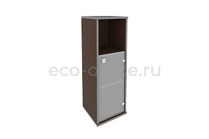 Шкаф средний узкий правый STYLE Л.СУ-2.2 (R) Венге Цаво фото