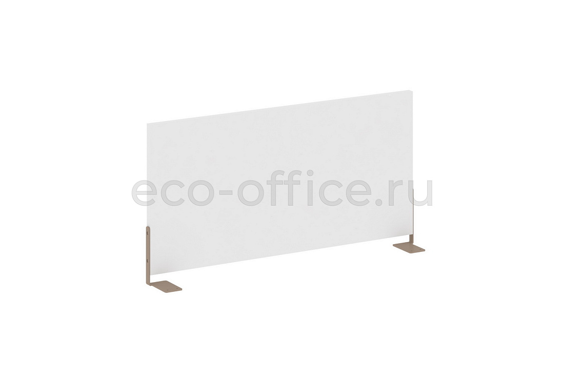 Экран для стола боковой L720 METAL SYSTEM STYLE Б.ЭКР-72 Белый / Мокко металл  стоимость