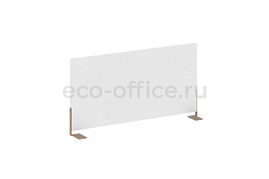 Экран для стола боковой L720 METAL SYSTEM STYLE Б.ЭКР-72 Белый / Мокко металл фото
