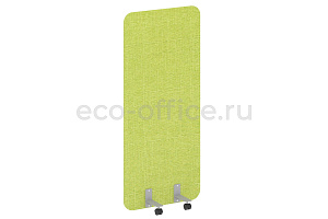 Перегородка на металлических опорах, на роликах R-LINE SOFT AP.R-80-180 Рогожка Romeo 01 / Серый металл фото