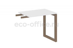 Приставной элемент на О-образном м/к METAL SYSTEM QUATTRO 5x5 50БО.ПР-2 Белый / Мокко металл фото