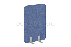 Перегородка на опорах с фетровыми подпятниками R-LINE SOFT AP.F-80-120 Рогожка Romeo 01 / Серый металл фото
