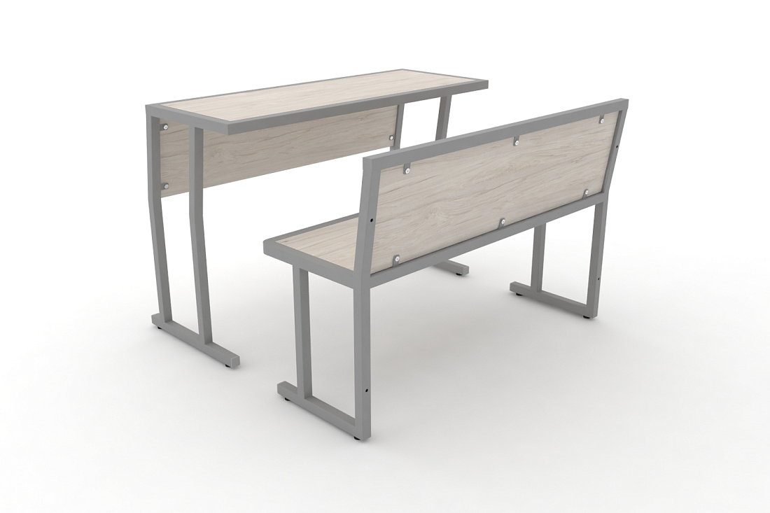Комплект для первого ряда DESK DKN-1100SPL Денвер Светлый / Серый Металл  стоимость