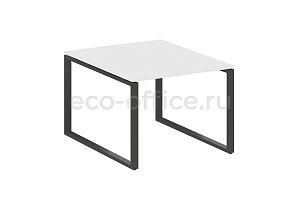 Стол переговорный (1 столешница) METAL SYSTEM STYLE БО.ПРГ-1.1 Белый / Антрацит металл фото