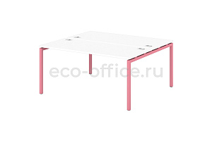 Стол-тандем на металлокаркасе 40*40 SENTIDA COLOR S-49 Инжир фото