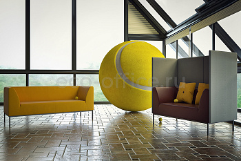 Мягкая мебель УЛЬТРА UP Euroline 960 Красный / 915  Кварцевый серый купить в Москве