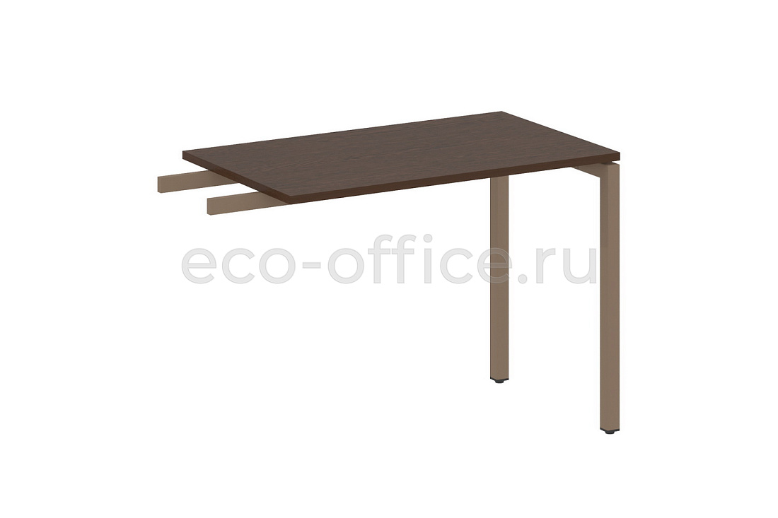 Приставной элемент на П-образном м/к METAL SYSTEM QUATTRO 4x4 40БП.ПР-3 Венге Цаво / Мокко металл  стоимость