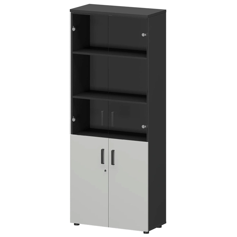 шкаф protech смш-58дс тип1 графит/белый фото