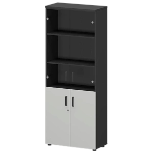 Шкаф Protech СМШ-58ДС Тип1 Графит/Белый фото