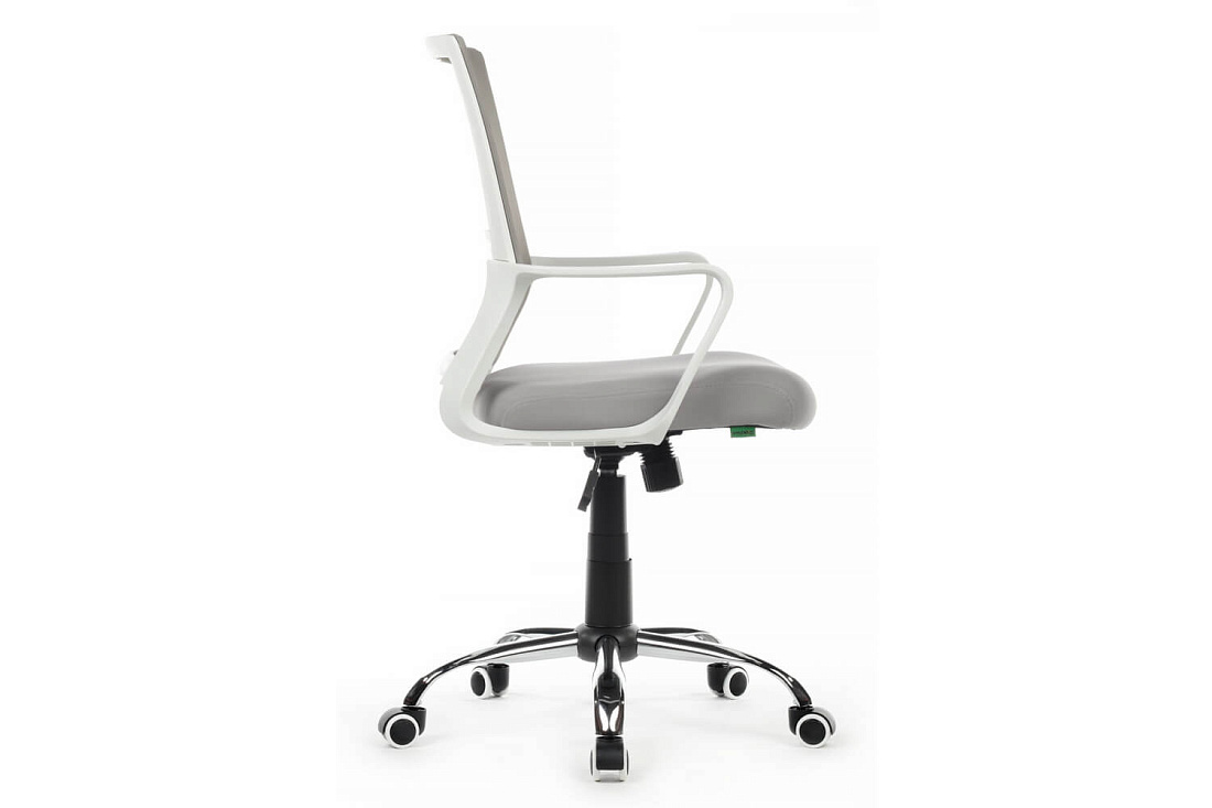 кресло rv chair mint 1029mw серая сетка / серая ткань фото
