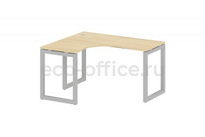 Стол криволинейный левый METAL SYSTEM QUATTRO 5x5 50БО.СА-3 Л Акация Лорка / Серый металл фото
