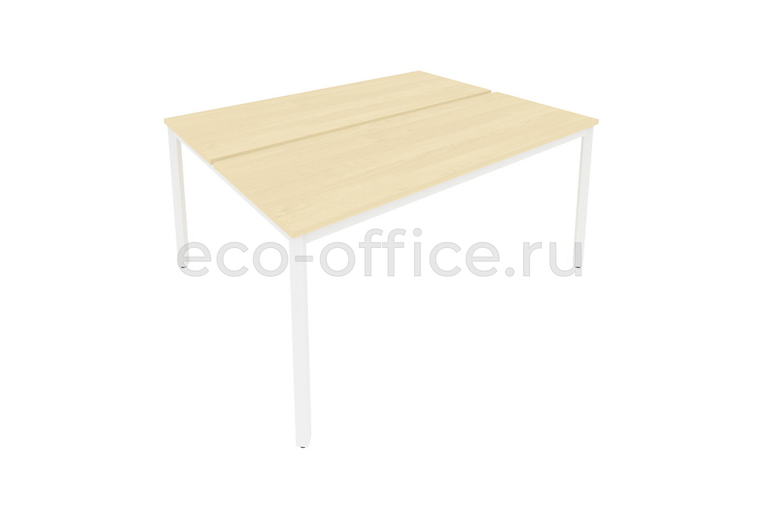 Рабочая станция на металлокаркасе SLIM SYSTEM С.СП-6.2 Клён / Белый металл купить в Москве