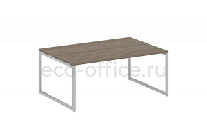 Стол переговорный (1 столешница) METAL SYSTEM QUATTRO 4x4 40БО.ПРГ-1.5 Вяз Благородный / Серый металл фото