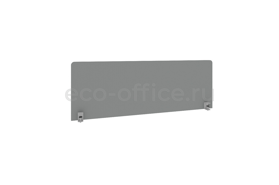 Экран тканевый для стола L1400 METAL SYSTEM STYLE Б.ТЭКР-3 Серая сетчатая ткань TW02 купить в Москве