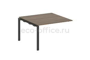Проходной наборный элемент переговорного стола METAL SYSTEM STYLE БП.ППРГ-2 Вяз Благородный / Антрацит металл фото