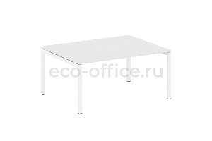 Стол переговорный (1 столешница) METAL SYSTEM QUATTRO 5x5 50БП.ПРГ-1.4 Белый / Белый металл фото