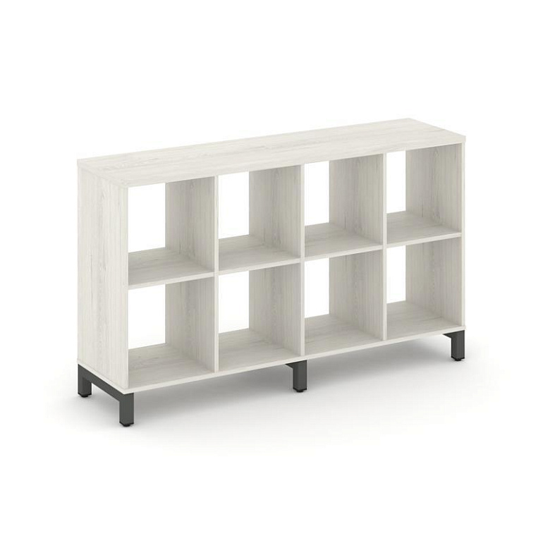 каркас стеллажа 2 яр. style project sn.ks-240 дуб наварра/металл антрацит фото