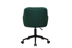 Кресло ECO-CHAIR EDMON 9-178 Тёмно-зелёный велюр фото