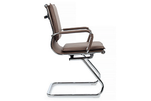 Конференц-кресло RV Chair HUGO 6003-3E Коричневая экокожа фото