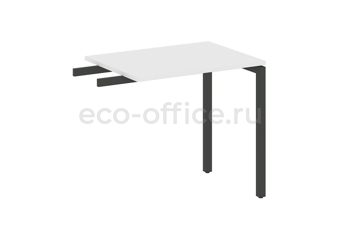 Приставной элемент на П-образном м/к METAL SYSTEM QUATTRO 4x4 40БП.ПР-2 Белый / Антрацит металл  стоимость
