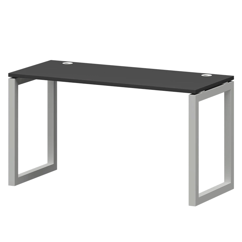 стол на металлокаркасе protech смс25-о-18к.60.пр50 графит/белый фото