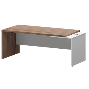 Стол руководителя правый Protech KZ-20R Темный шимо/Белый фото